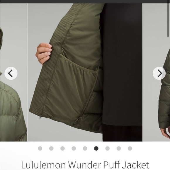 MENS M LULULEMON OLIVE GREEN JACKET - Picture 10 of 13